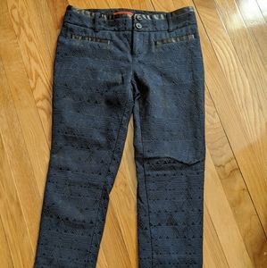 Cartonnier/anthro blue ankle pants, sz 4T